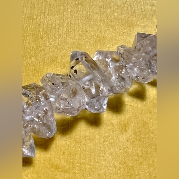 Herkimer Diamond Strand Necklace - 16in - 54 Gem Quality Stones - 417.8cts - Picture 5 of 13